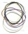 A4 Elastic ring 570mm circ 50pack