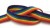 25mm Standard weave Polypropylene Rainbow webbing