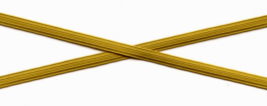 6mm(approx) flat elastic, SD930 New gold