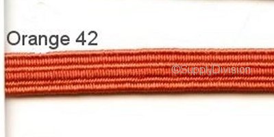 B42 (SD738) Orange 5mm elastic, 100m