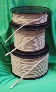 6mm Synthetic Hemp 3 strand rope 100m