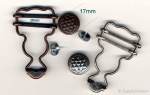 Dungaree clip 100 sets