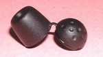 Article:CLCEGB- Plastic ''GOLF-BALL'' capped cord-end