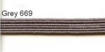Grey 5mm elastic
