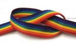 25mm Standard weave Polypropylene Rainbow webbing
