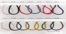 2mm Round Coloured elastic