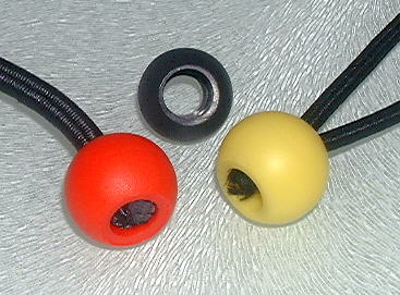 Elasticated ball ends