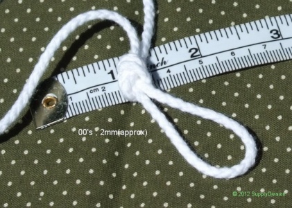 2mm White Cotton cord 200m reel