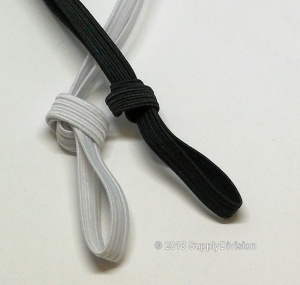 Premium 6mm (approx) flat elastic.