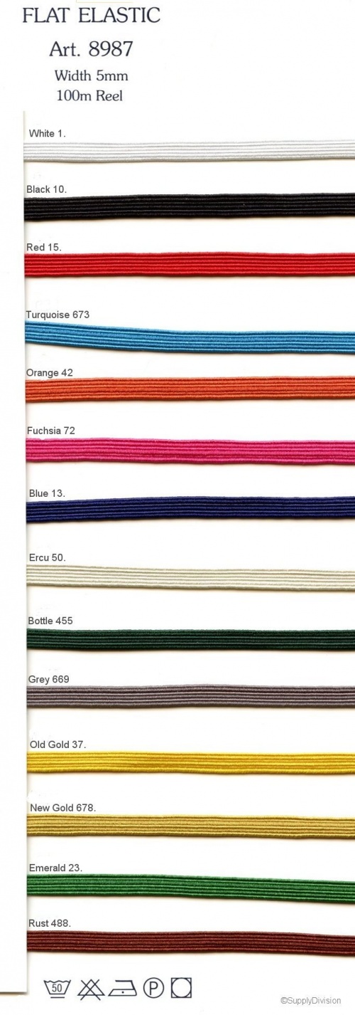 6 cord 5mm elastic rings  XS (small) 100 pack