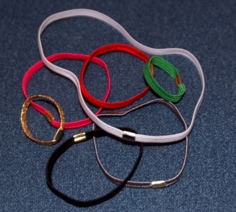 6 cord 5mm elastic rings  XS (small) 100 pack