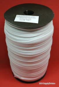 12 cord, 10mm CT-White elastic, 150m reel.[1]