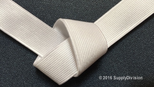 25mm White Woven elastic 100m(4x25m)