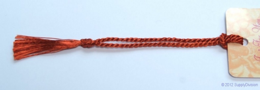 Trade wholesale suppliers Fine Rayon style Bookmark tassel Copper pack(F)