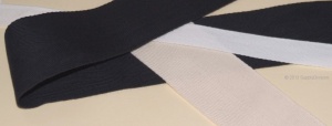 20mm Black 100% cotton twill webbing tape, 100m