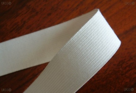 19mm Knitted elastic CT White-1300M lapfolded