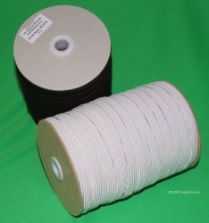 DOUBLE-STRENGTH White 8 cord 9mm elastic 100m reel
