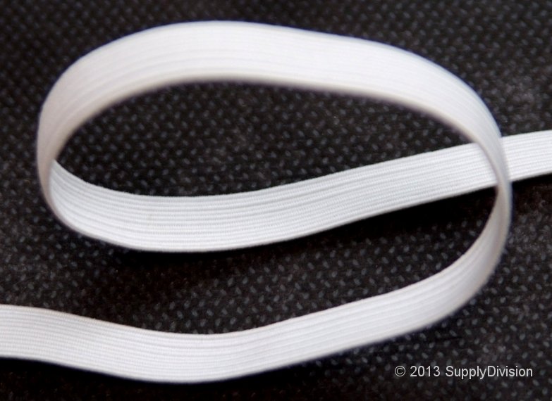 12 cord 10mm White elastic 100m reel