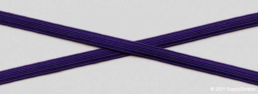 6mm(approx) flat elastic, SD3112 Purple