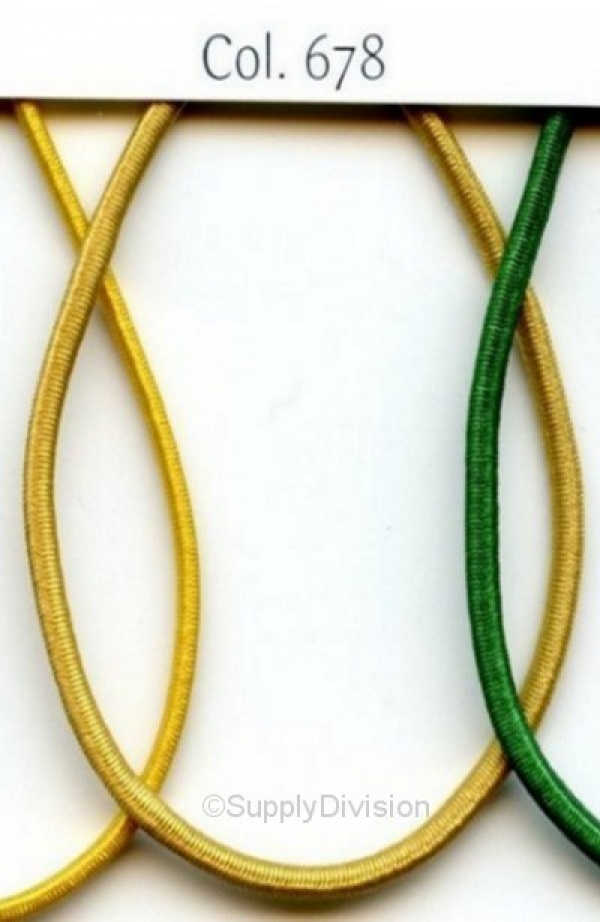 New Gold 2mm round elastic 100m reel