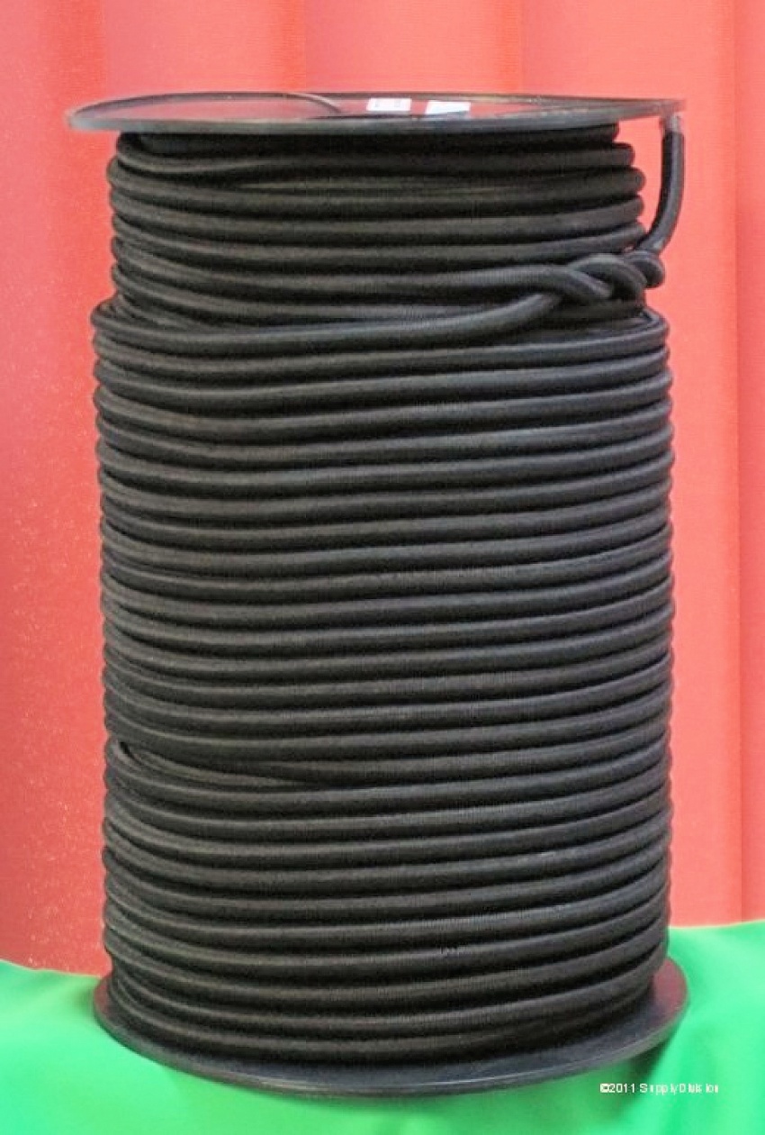 8mm Round elastic shock cord, 100m reel.