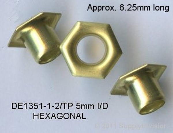 5mm Hexagonal eyelet, 1000