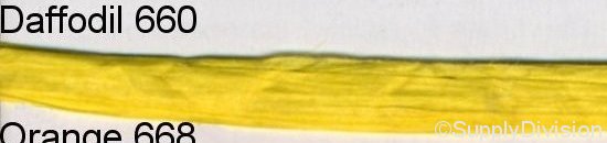Raffia Ribbon, Daffodil, 100y