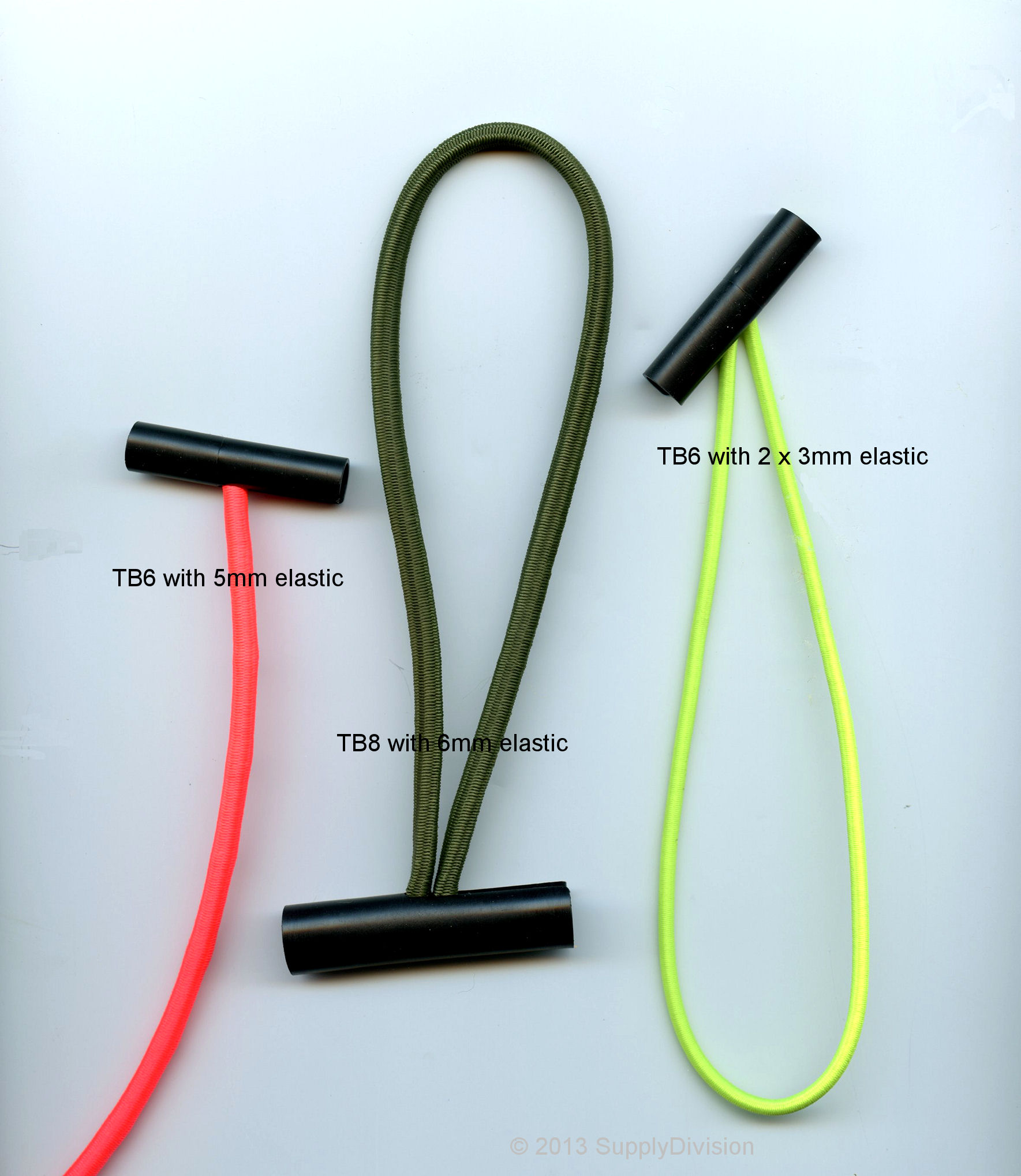 Plastic ''T bar'' terminal, 100 pcs.