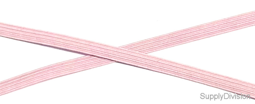 6mm(approx) flat elastic,  SD834 Pink