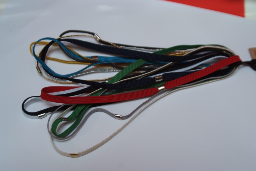 6 cord 5mm elastic ring  CUSTOM SIZE, 100 pack