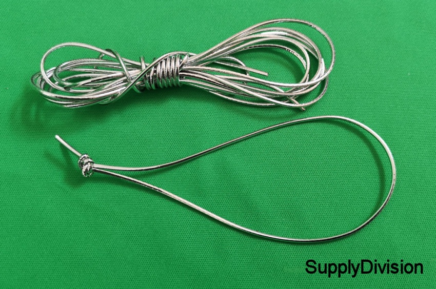 1.5mm Round metallic elastic shock cord on reels