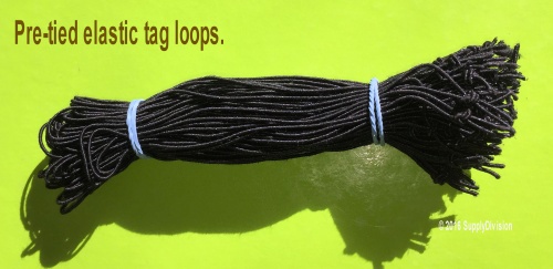200mm Circ-100mm Long Pretied elastic Loop, 1000 pack.