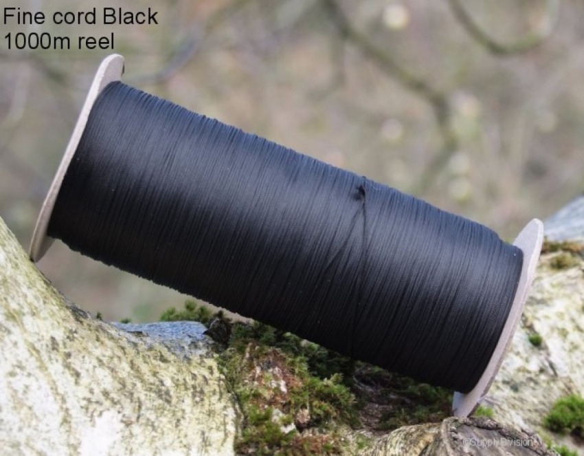 Finecord COL: Black 1000m reel