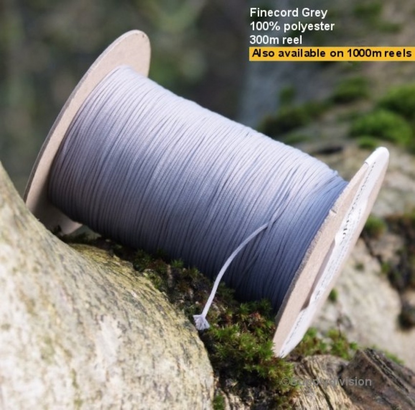 Finecord COL: Silver Grey 1000m reel