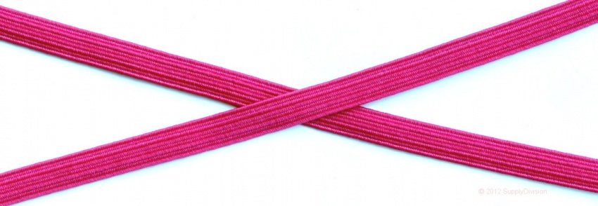 6mm(approx) flat elastic, SD391 Cerise