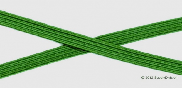 6mm(approx) flat elastic, SD517 Emerald Green