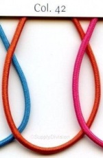 Orange 2mm round elastic 100m reel