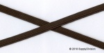 6mm(approx) flat elastic, SD830 Dark Brown